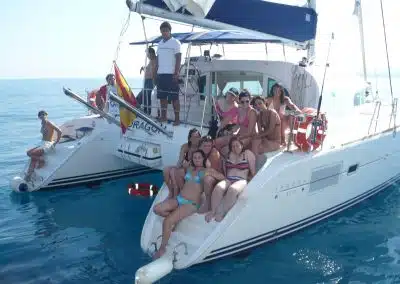 Boat trip with your friends in Málaga