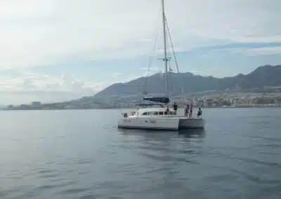 Catamaran for a ride in Malaga
