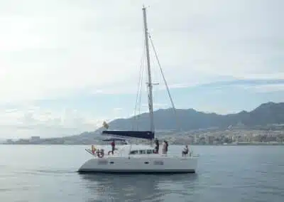 Catamaran for a ride in Malaga