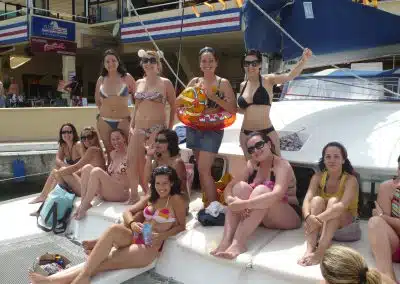 Boat party with your friends in Benalmadena, Malaga