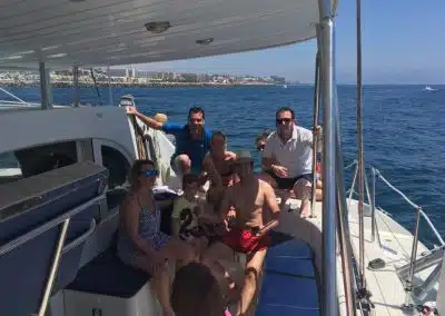 boat party in Malaga