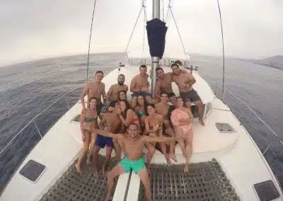 Catamaran party in Malaga with your friends