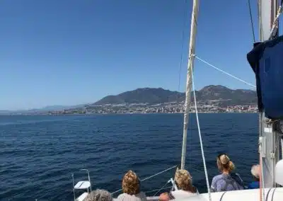 sailing a catamaran